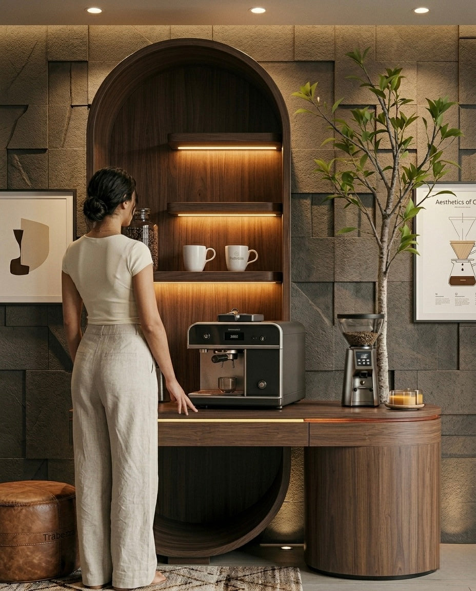 The Arch: Premium Oak Coffee Corner
