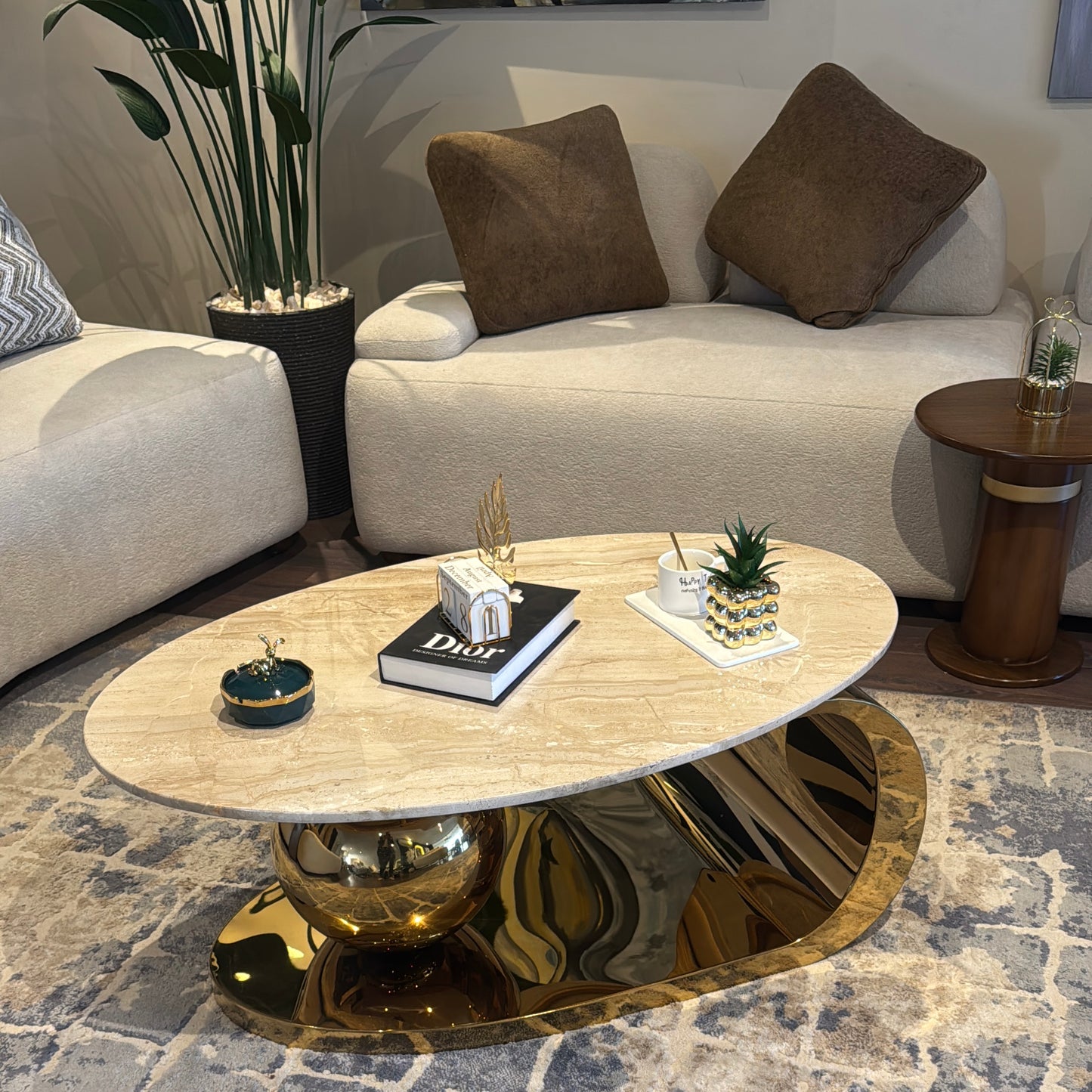 The Sphere: Sculptural Dual-Tone Set