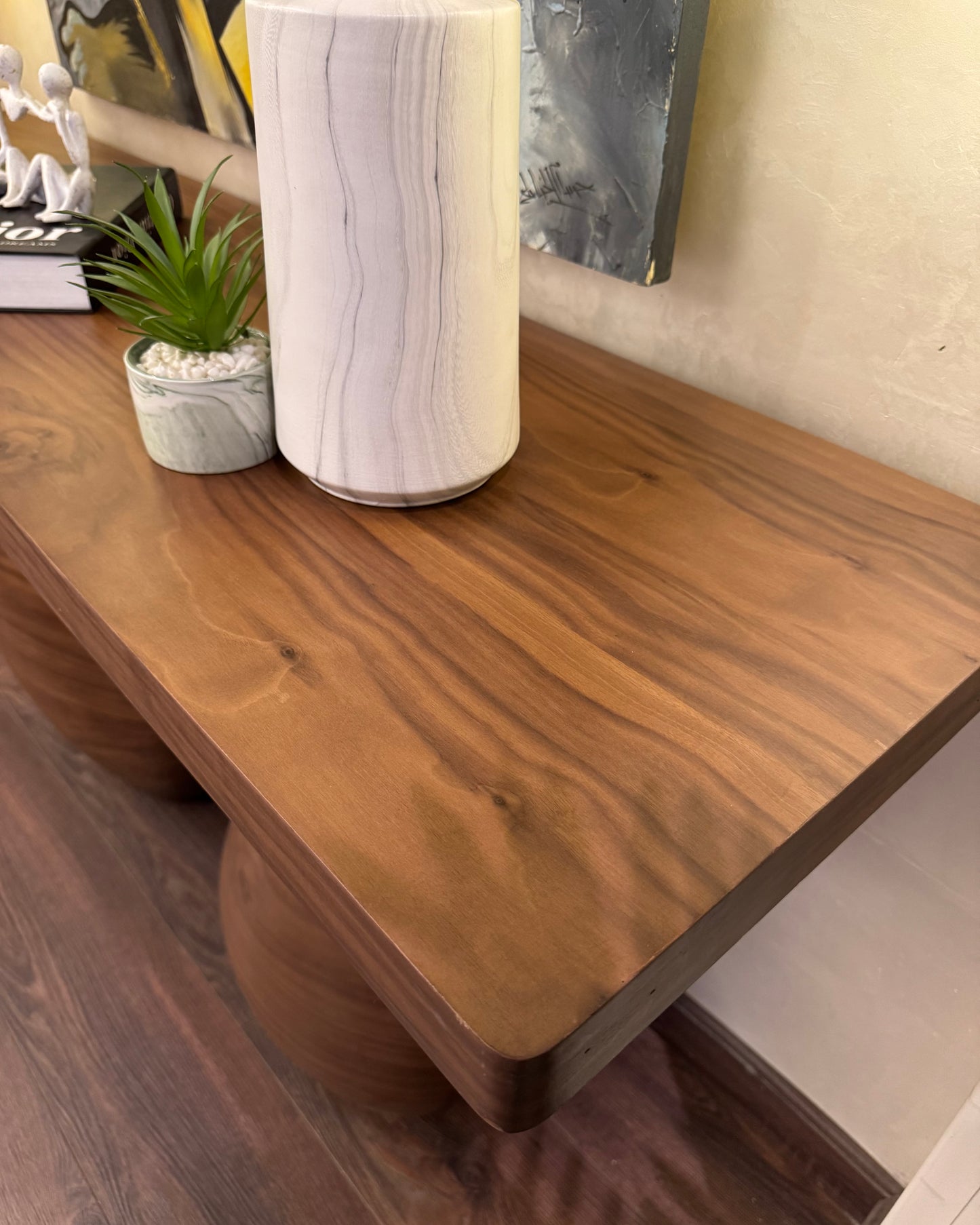 The Nordic Monolith: Solid Pine Console