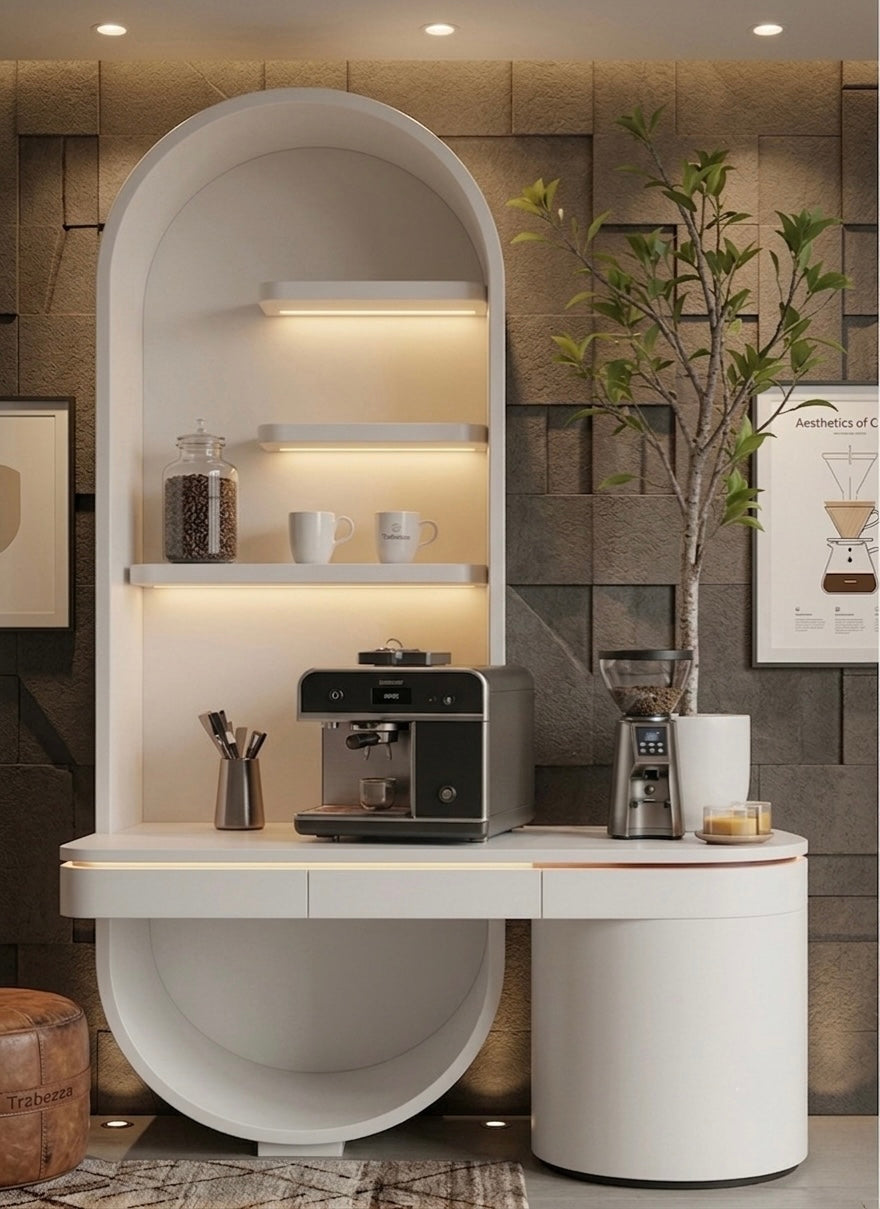 The Arch: Premium Oak Coffee Corner