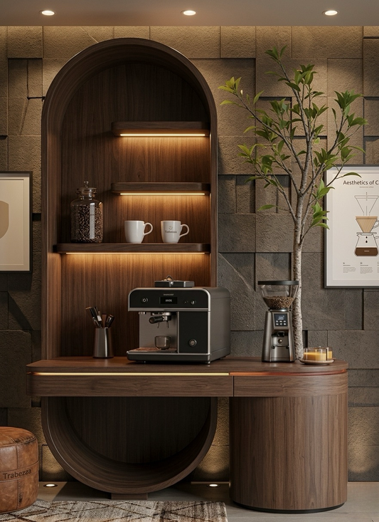 The Arch: Premium Oak Coffee Corner